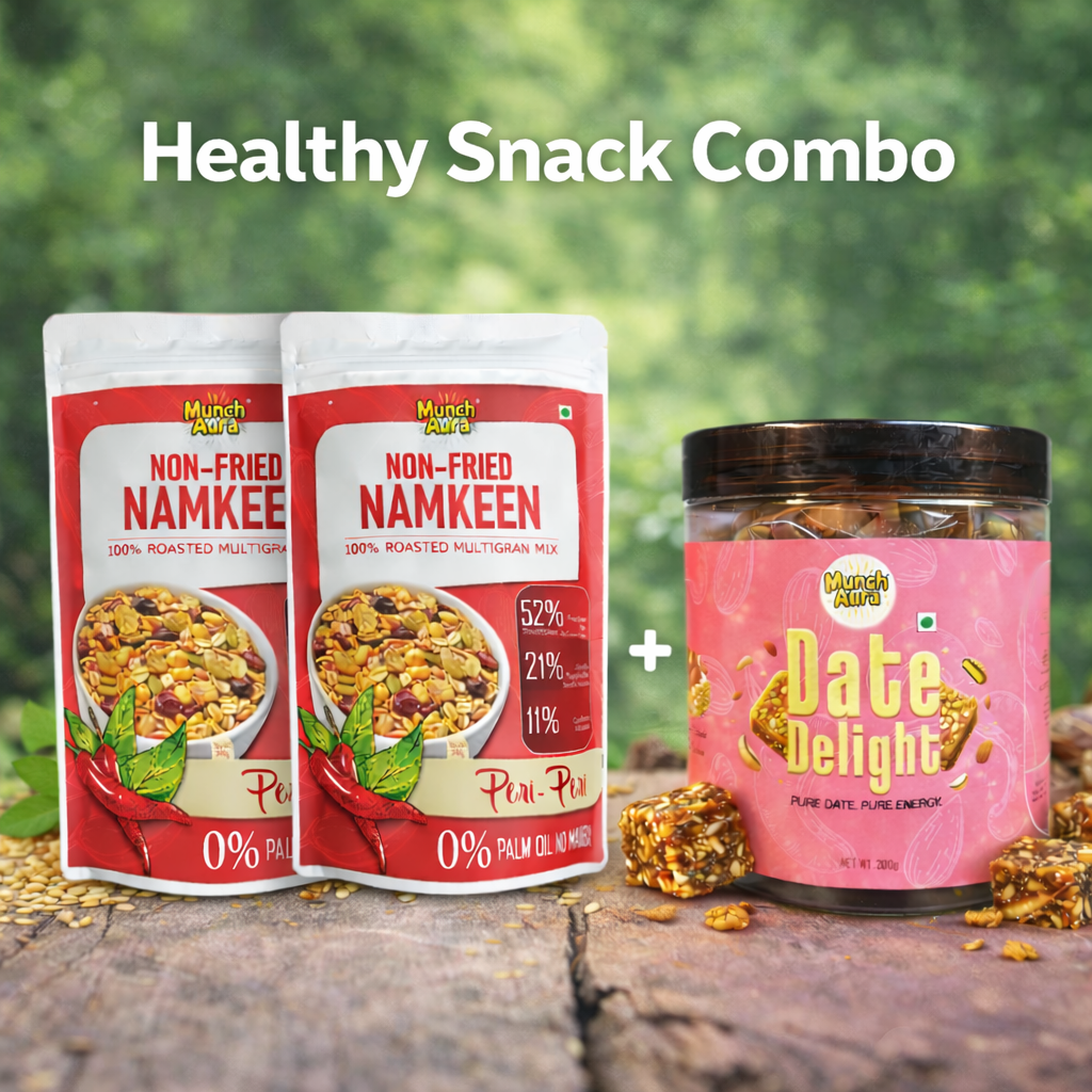 Healthy Snacks Combo — Date Delight + Multigrain Namkeen | Save More, Snack Better