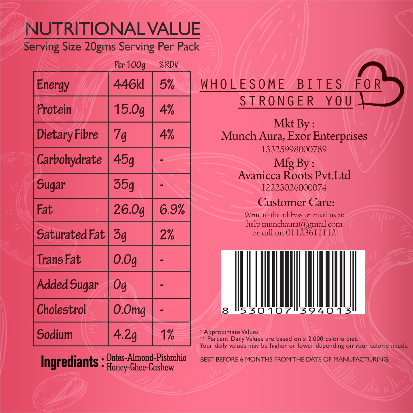 Date Delight Bites — 200g | Natural Energy Snack